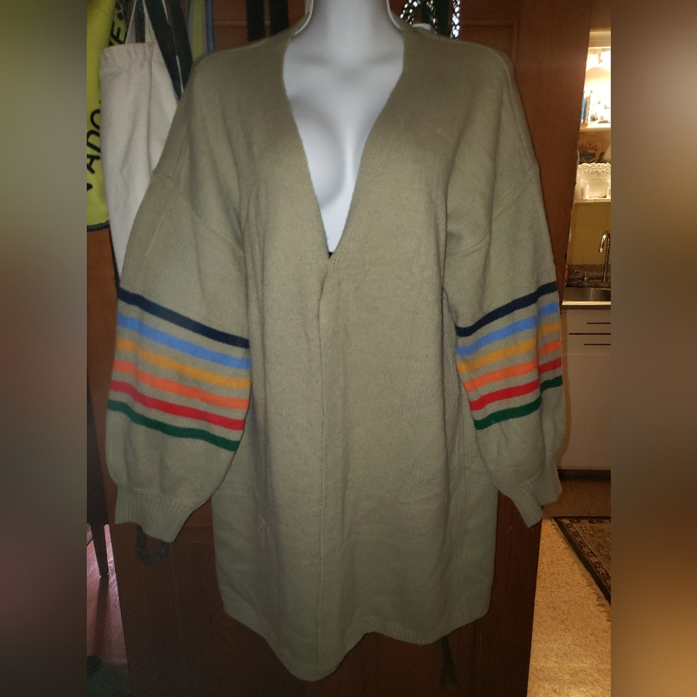 Womens XL Duster Cardigan